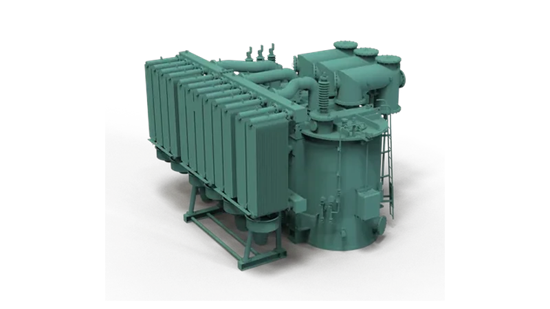 3D-модель силового трансформатора Sieyuan с газовой изоляцией.