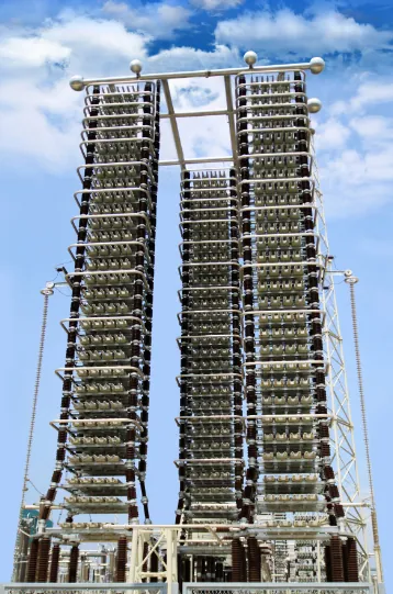 Конденсаторы Sieyuan для HVDC на объекте.