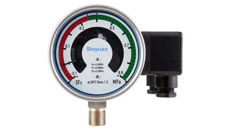 Фото дистанционного сигнализатора плотности элегаза Sieyuan UDM-5911.