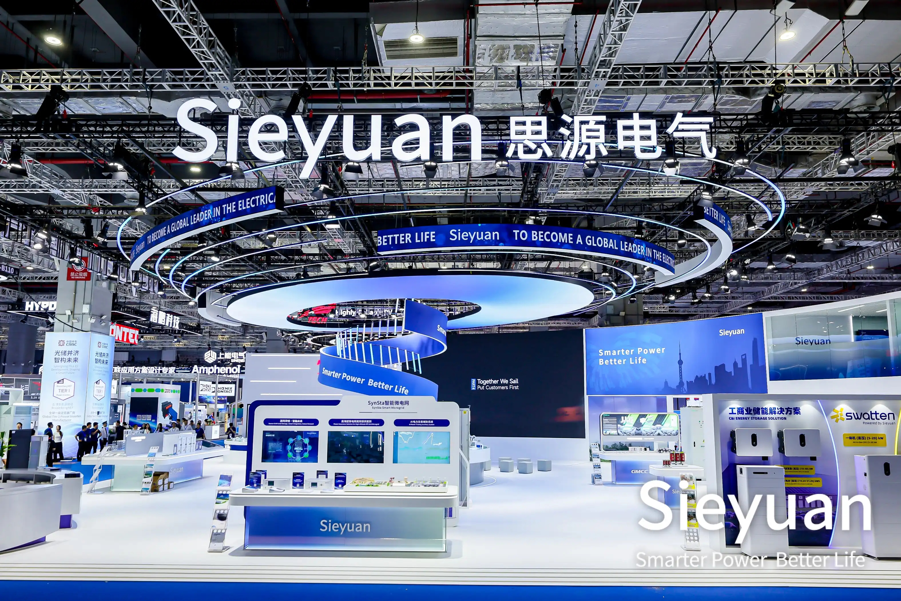 Стенд Sieyuan на выставке SNEC