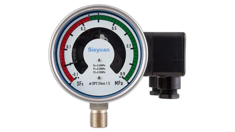 Фото дистанционного сигнализатора плотности элегаза Sieyuan UDM-5911.