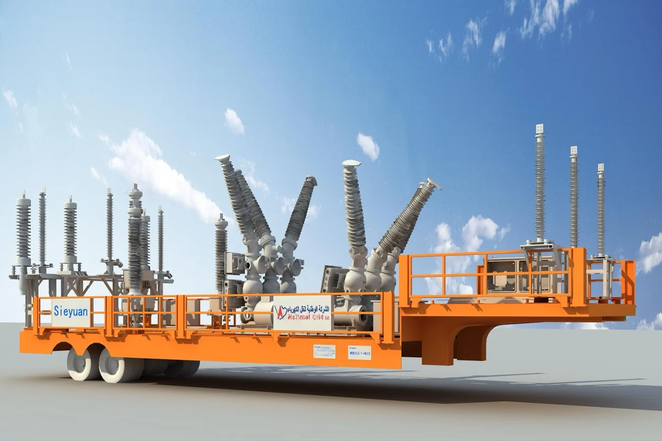 Мобильная высоковольтная подстанция Sieyuan 132 кВ, поставленная Saudi Electricity Company